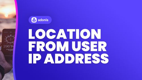 Location from user IP address