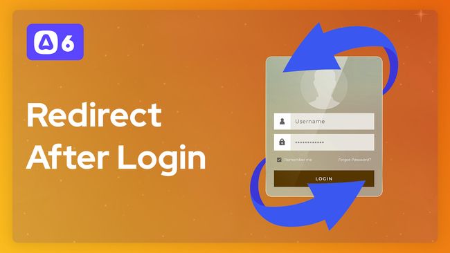 Redirect back after login