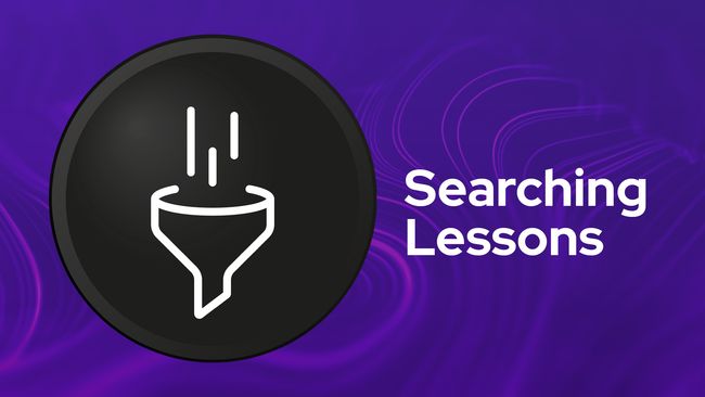Searching and Filtering Lessons