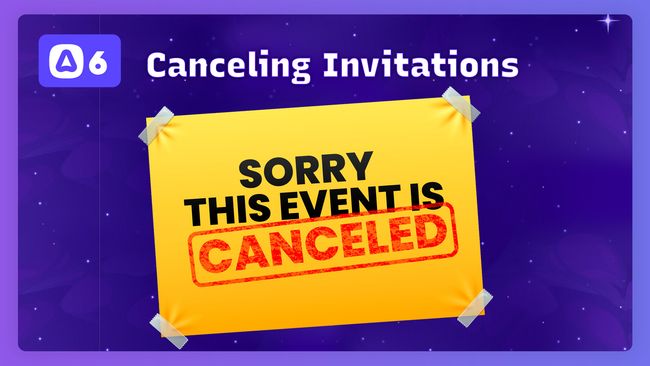 Canceling an Organization Invite