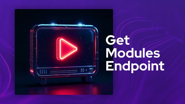 Get Modules Endpoint