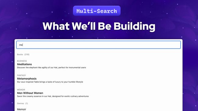 What We'll Be Building